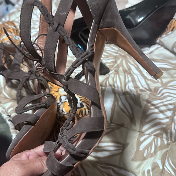 Sleek Black Strappy Women's Sandals. SIGERSON MORRISON - Picture 4 of 5